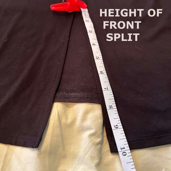 NEW PHOTOS! LACE UP KNIT TUNIC, BLACK, SIZE 4X, SIDE LACES & GROMMETS, SOLID - Picture 2 of 14